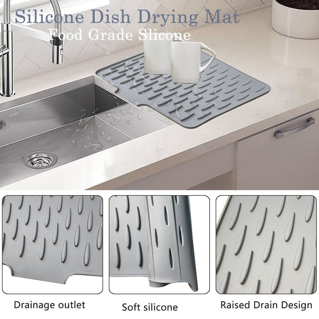 Silicone Dish Drying Mat for Kitchen